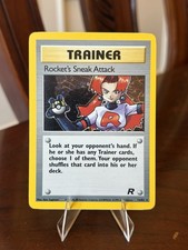 Pokémon Team Rocket - Rocket's Sneak Attack - Holo Rare WoTC - MP - 16/82 picture