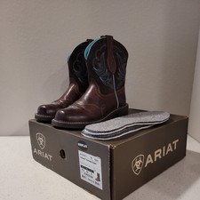 Ariat Ladies Fat baby Heritage Dapper Western Boots 10016238 Size 6.5 B Medium picture