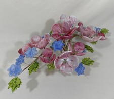 Vintage Venetian Murano or Czech Wired Glass Flower Arrangement Centerpiece picture