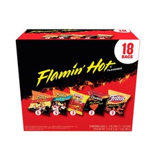 New Frito-Lay Flamin' Hot Mix Variety Pack Snack Chips, 18 Count Multipack New.. picture