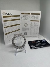GRA Certified Moissanite Bezel - Casio GShock GA-2100 Bezel Mod - Silver Rope picture