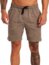 RVCA Men's Elastic Waist C-ABLE Shorts 18 - MSH - Small - NWT picture