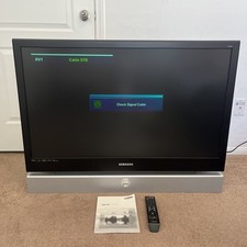 Samsung HL-S4266W Rear Projection TV Gaming Television Working Retro Tube RCA picture