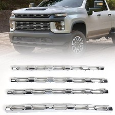 JOLONG Grille Insert for Chevy Silverado 2020-2023 2500 3500 HD Truck Silvery picture