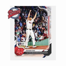 Jedixson Paez RC 1st Win Red Sox 2026 MLB Topps NOW Card 723 Presale picture