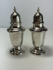 GORHAM 758 “Puritan” Sterling Silver Salt & Pepper Shakers 79 Grams - 925 picture
