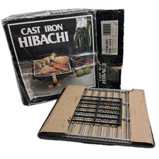 Vintage Cast Iron Hibachi Grill 10X10 New Opend For Inspection picture