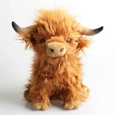 New 28 cm Cute Highland Cow Plush Doll – Cute Cuddly Stuffed Animal picture