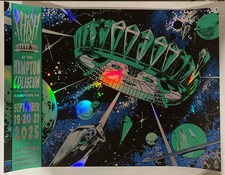 Phish Foil Poster 2025 Hampton Coliseum Virginia Johnny Dombrowski X/50 In Hand picture