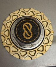 Vintage Enkei Racing EK98 92 Threaded Mesh Rim Custom Wheel Center Cap GOLD picture