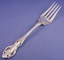 GRAND VICTORIAN-WALLACE STERLING COLD MEAT FORK picture