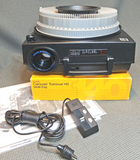 Vintage Kodak Carousel 750H 35mm Rebuilt slide projector tested w/remote & tray picture