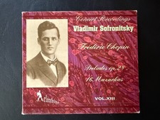 Sofronitsky, vol 13, Concert Recordings: Chopin. Arlecchino RARE picture