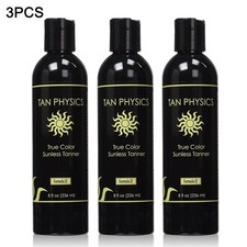 3X Tan Physics True Color Sunless Tanner, Sunless Self Tanner Tanning Lotion 8oz picture