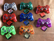 Transparent Wireless Controller for PlayStation 2 PS2 PS1 USB PC COMPATIBLE picture