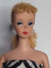 Vintage Mattel Barbie Ponytail #4 Blonde Japan Doll Gorgeous SOLID BODY picture