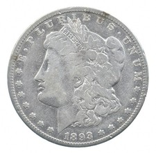 1893-O Morgan Silver Dollar *9108 picture