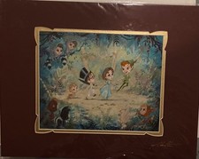NEW Disney Parks WonderGround Gallery PETER PAN PARADE SIGNED 18X14 John Coulter picture