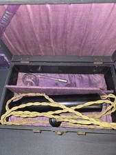 Rare Antique 1928 Sanitax Violet Ray Electrotherapy Quack Medical Kit w/... picture