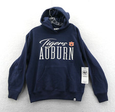 Auburn Tigers Hoodie Womens Small Relaxed Medium '47 Brand Blue Sweatshirt NCAA picture