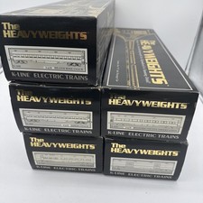 Lot Of 5 K Line Heavyweights Collection Trains Observation Coach Diner Baggage picture