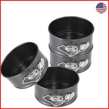 Versatile 4-Inch Nonstick Springform Pan Set - Perfect for Mini Cakes & Quiches picture