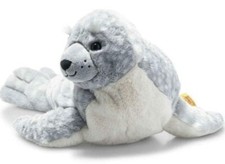 Steiff Soft Cuddly Friends Aila Seal Ice Blue16” Plush Figure picture