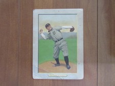 1910-11 TURKEY T3 CHECKLIST BACK #30 GEORGE MULLIN DETROIT POOR CONDITION picture