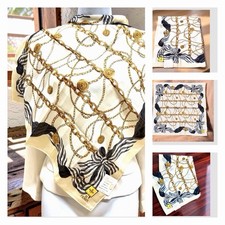 NEW- Fendi Scarf Cotton & Silk  Scarf 22