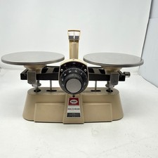 Vintage Ohaus Dial-O-Gram 2kg 5lb Mechanical Dual Pan Balance Scale Model 1312 picture