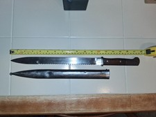 German WWI M1914 Bayonet, Sawback, Samson Werk with scabbard, Very Nice LQQK picture