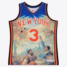 Large - Jon Stan Stephon Marbury New York Knicks Mitchell and Ness Jersey picture