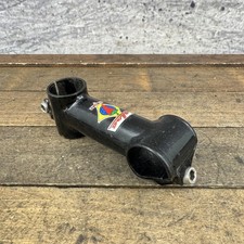 Vintage Salsa Cycles 1in Threadless Stem 25.4 Mm Clamp 80mm Black Steel MTB 90s picture