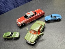 Vintage Diecast Toy Car Lot Tootsietoy Majorette Pontiac Mercedes Set of 4  picture