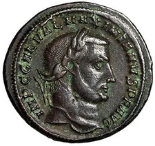 Galerius as Augustus Follis 
