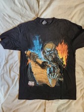 Vintage 1997 Megadeth Cryptic Writings Chaos Comics Shirt Vic Rattlehead Large picture