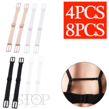 4-8pcs Bra Strap Clips Elastic Non-slip Strap Holder Women Bra Rope Adjustable picture