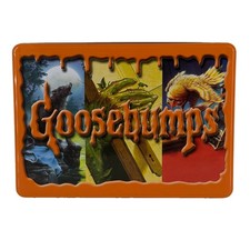Goosebumps Retro Fear Limited Edition Collectible Tin Book Set Orange Books picture