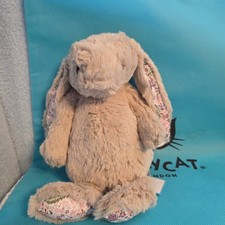 Jellycat Blossom Bea Beige Bunny 12 Inch Plush Rabbit NWT Retired Collectible picture