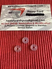 Crosman New Improved Urethane 2300 2240 2250 2260 Co2 Face Seal / G397-012 X 3 picture