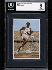 Jesse Owens 1936 MUHLEN FRANCK OLYMPIA 1936-SERIE 11 #1 BGS 6 EX-MT picture