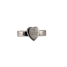 Gucci Trademark Sterling Silver Heart Ring picture