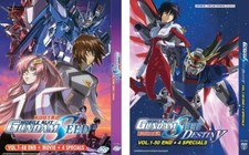 MOBILE SUIT GUNDAM SEED + GUNDAM SEED DESTINY ANIME DVD ENGLISH DUBBED picture