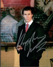 Christian Bale Autographed Original 8x10 Photo LOA TTM picture