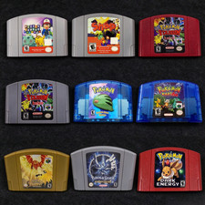For Pokemon Series Puzzle League Snap Kart 64 Game Cartridge For N64 USA Version picture
