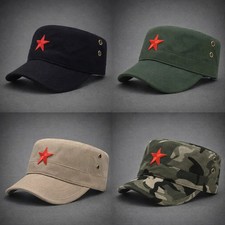New Hats Communist Cap Red Star Army Che Guevara Cuba Stars Military Cool Hat picture