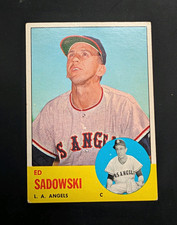 Topps 1963 Topps High # Ed Sadowski Los Angeles Angels #527 picture