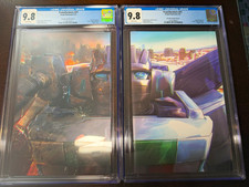 FREE SHIPPING CGC 9.8 Transformers #21 Virgin Cover A & B Variant Set Comics picture