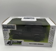 Jada Just Trucks 1973 Ford Bronco 1:32 Black Diecast New picture