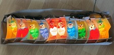Vintage Clown Blow Mold String Lights. 10 Lights. NEW OLD STOCK picture